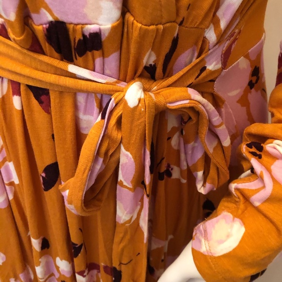 Motherhood Maternity Floral Long Sleeve Maxi Dress - Picture 5 of 9